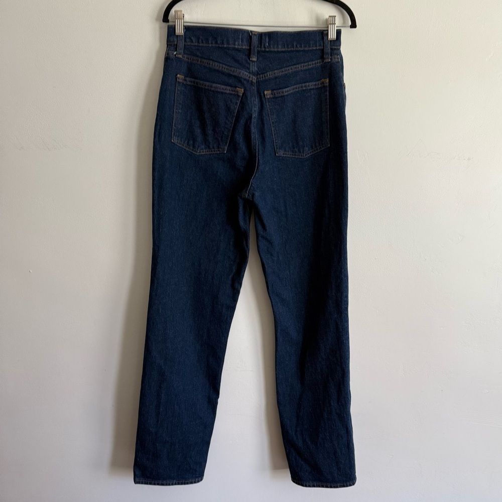 Abercrombie & Fitch Dark Blue Straight Leg Jeans - Picture 2 of 8